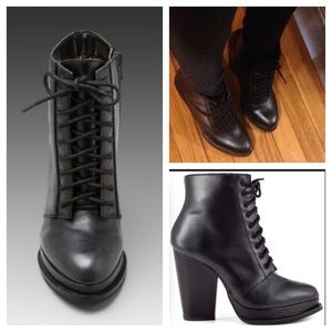 Seychelles Lace Up Heeled Booties